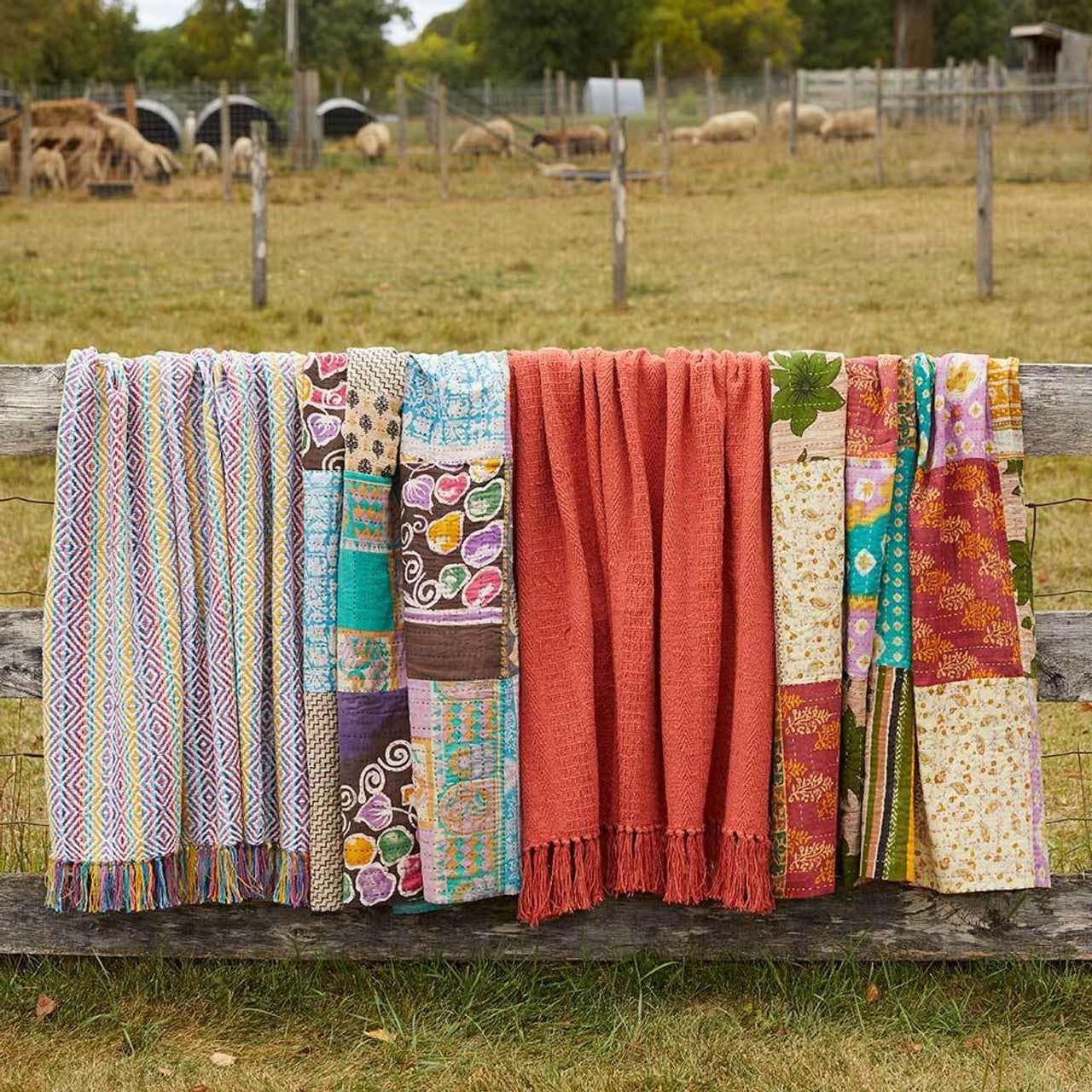 Yaatra Rainbow Rethread Throw
