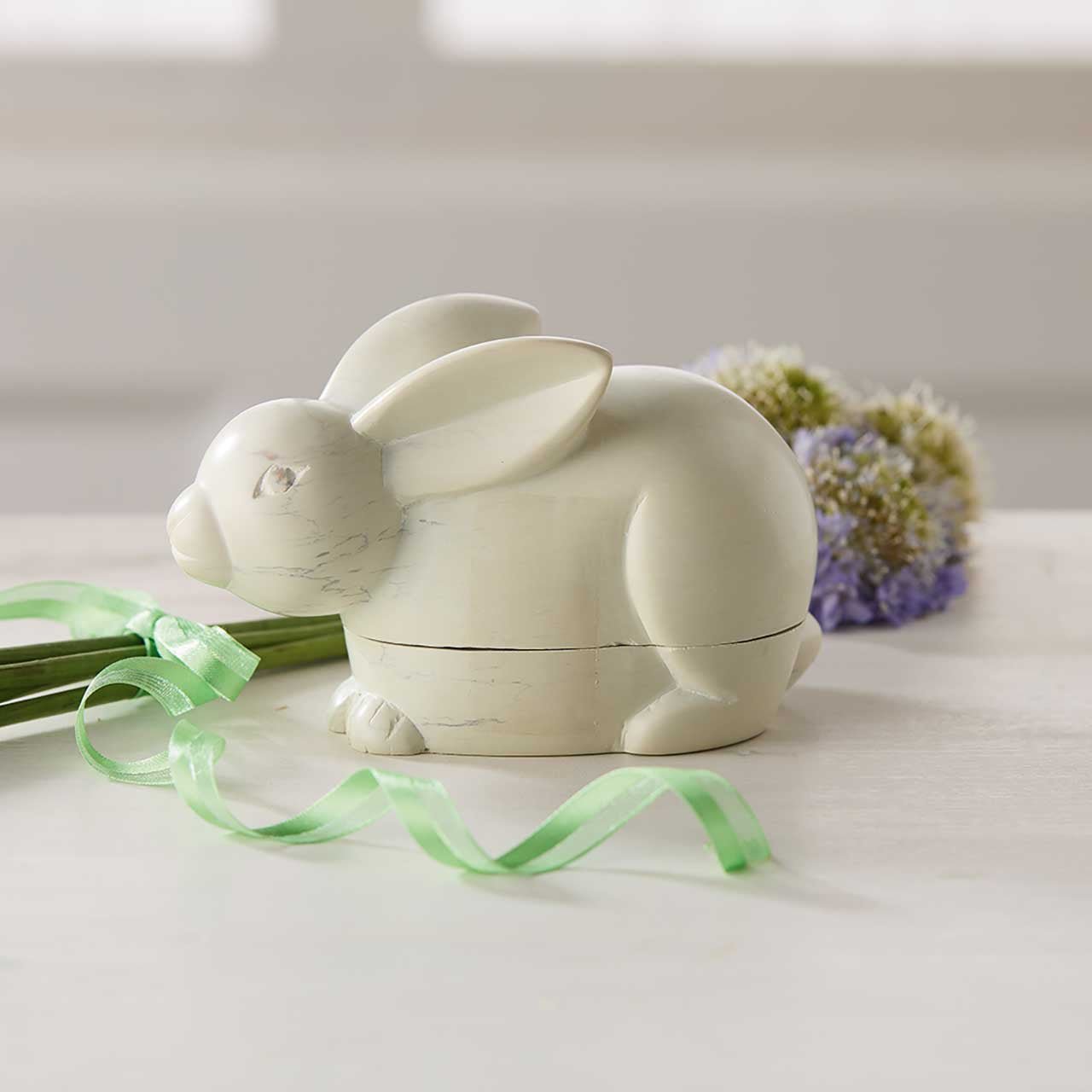 Soapstone Bunny Box