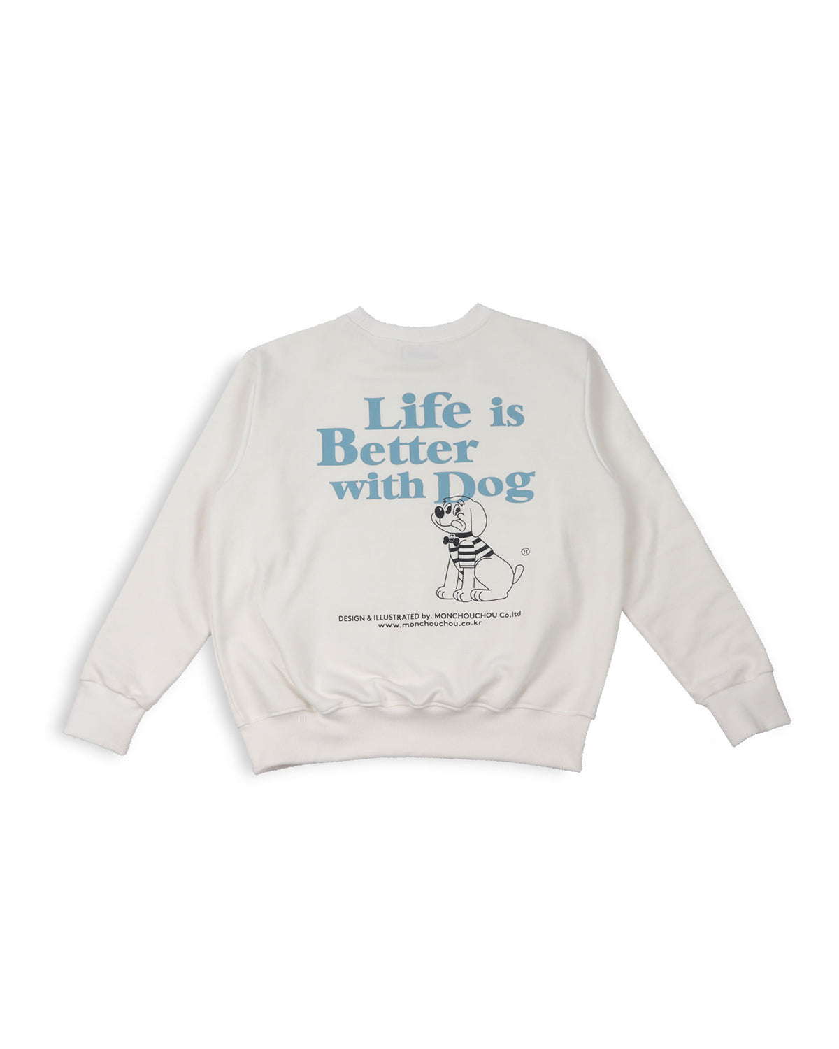 With dog Sweatshirts . For Human . White