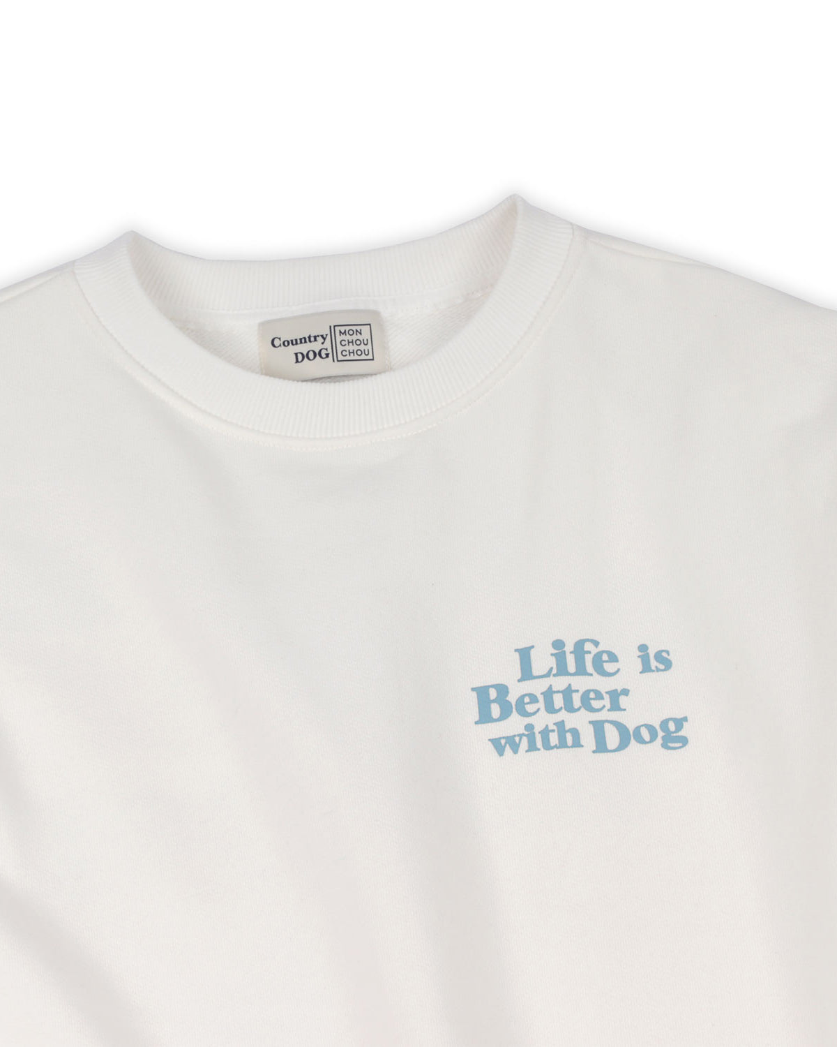 With dog Sweatshirts . For Human . White