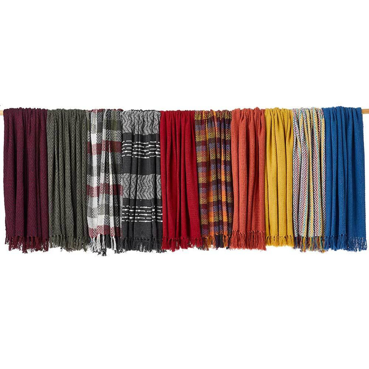 Harvest Plaid Rethread Throw