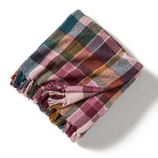 Lake Tahoe Plaid Rethread Blanket