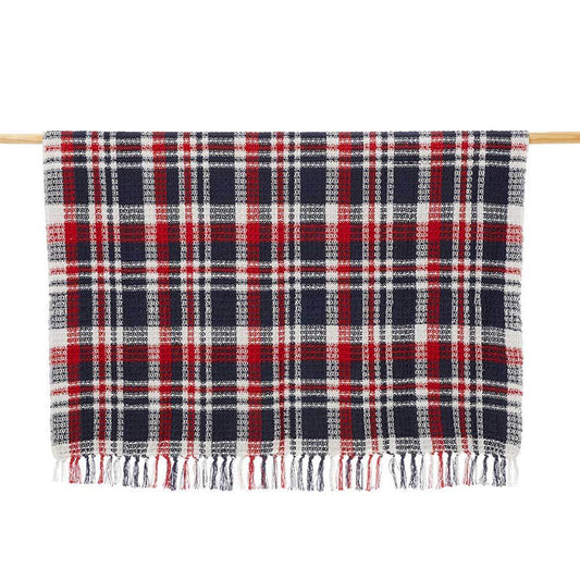 Americana Plaid Rethread Throw