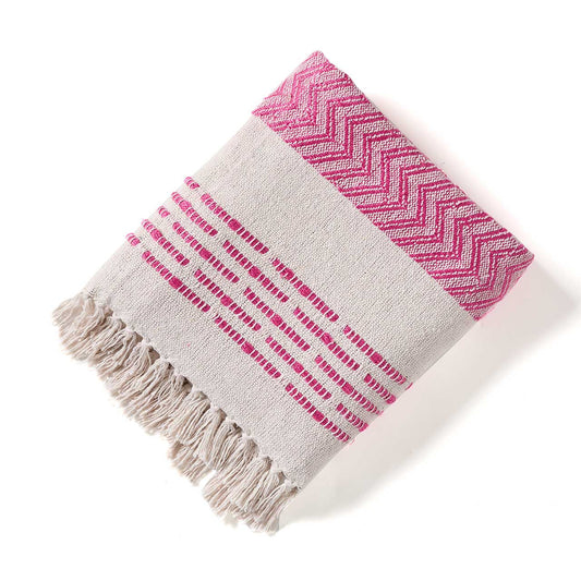 Blossom Pink Burl Rethread Throw