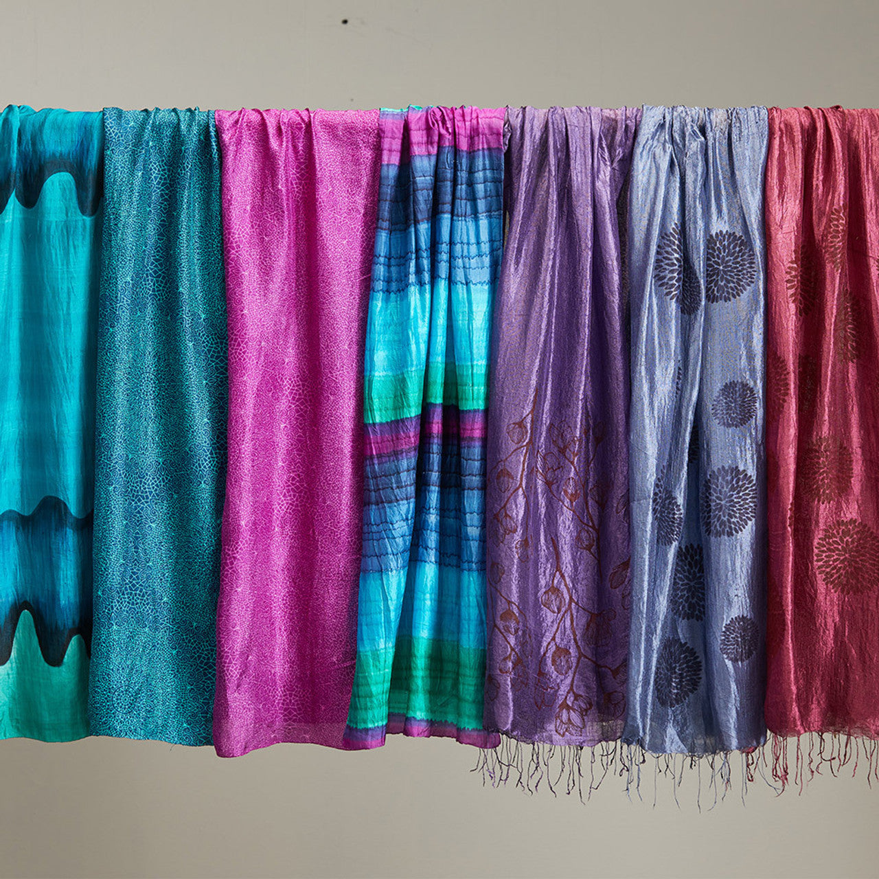 Ocean Wave Silk Scarf